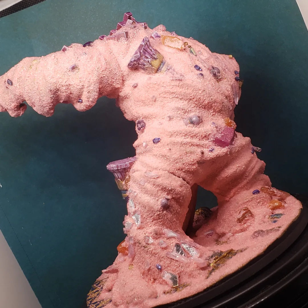Red desert sand golem
